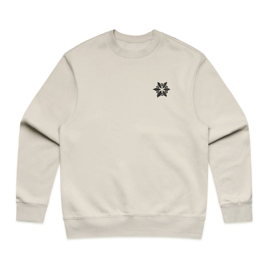 Winter Is Coming Crewneck (Black Embroidery)